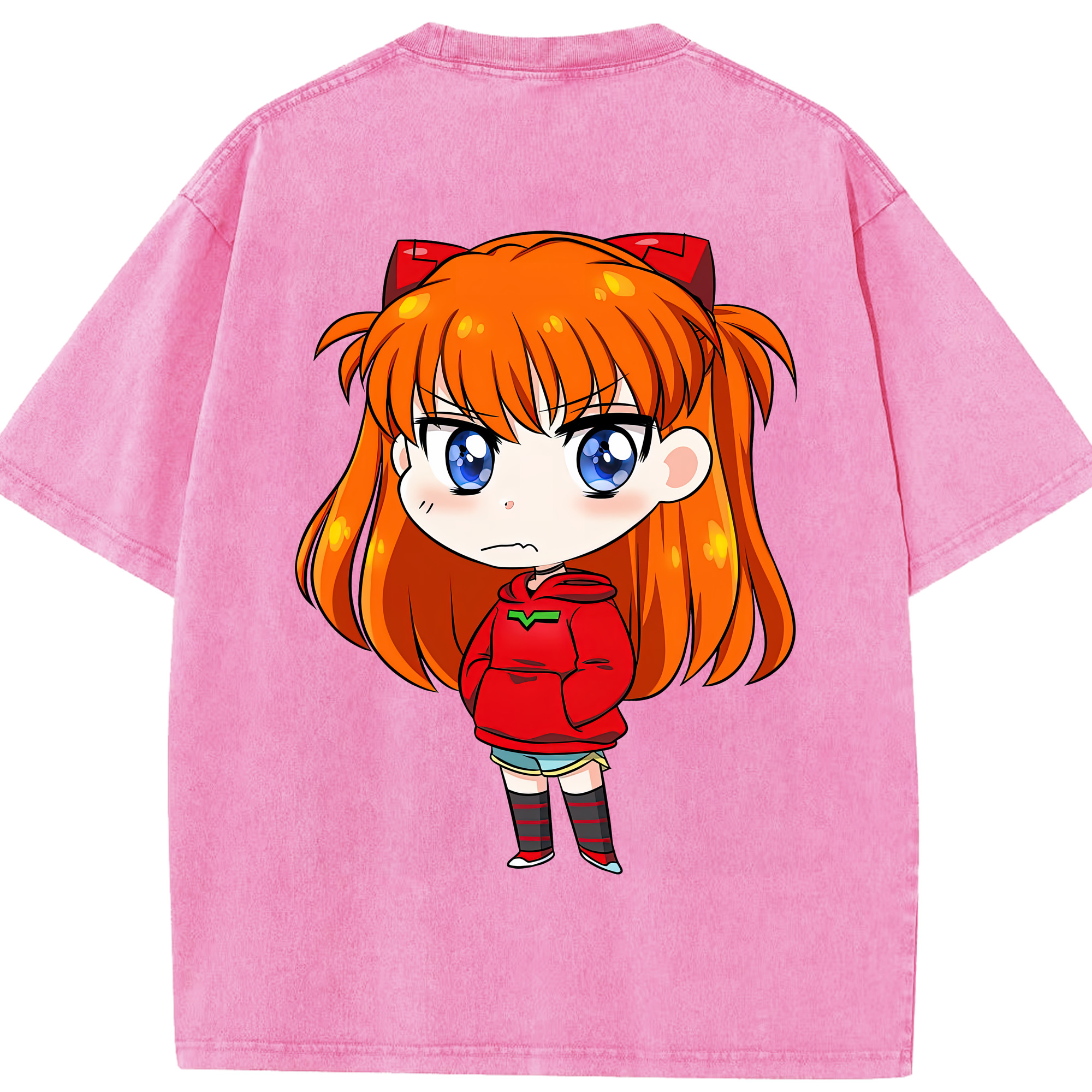 （画像用） EVA 新世紀エヴァンゲリオン 綿100% ヴィンテージ風 半袖Tシャツ（背面プリント）